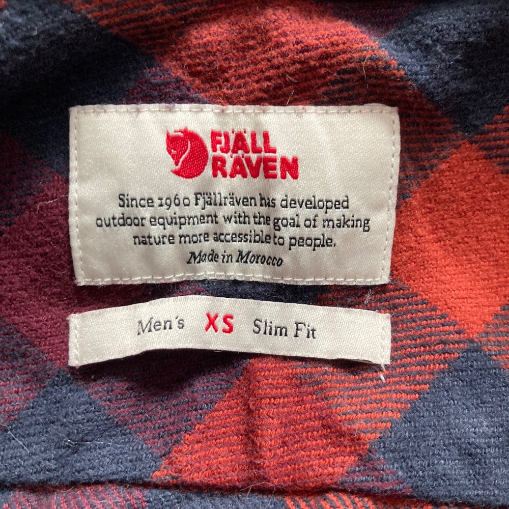 Fjallraven Skog flannel men’s xs